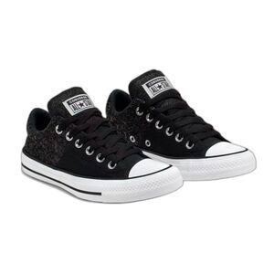CONVERSE All Star Madison glitter chunky low top sneakers black sparkle 9.5 EUC